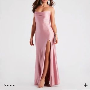 Quincy A-Line High Slit Formal Dress